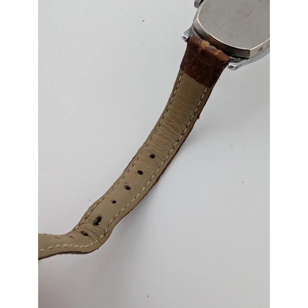 US Time Ingersoll Vintage Mechanical Women's Watch Leather Band- Working